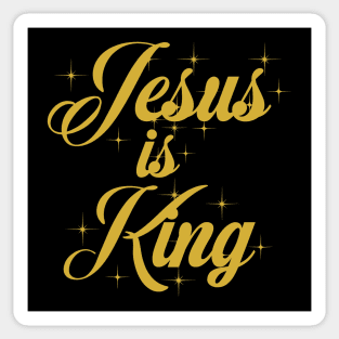 Jesus is King Sticker